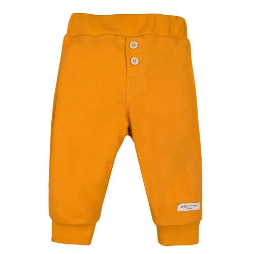 Spodnie bawełniane Simply Comfy Eevi - miodowy