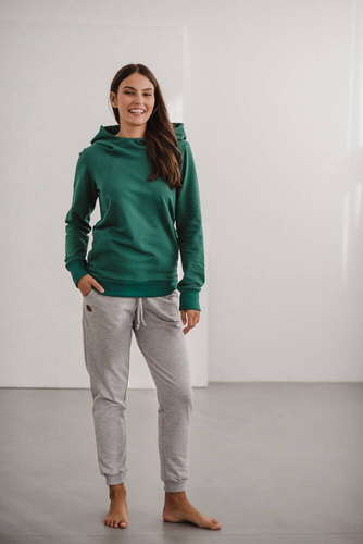 Bluza do karmienia Milk Please Milk&Love butelkowa zieleń