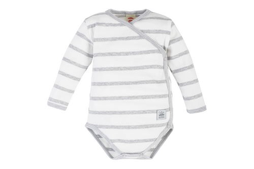 Body dzidziuś z długim rękawem "Greco" Makoma biały