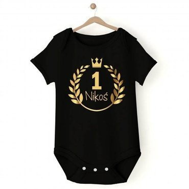 "ROCZEK" body krótki rękaw Moocha czarny