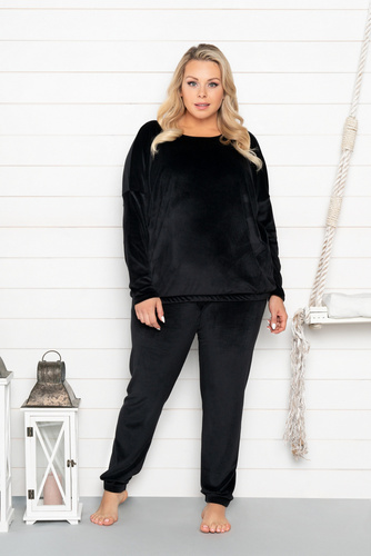 Komplet Damski dł. rękaw, dł. spodnie Juga Italian Fashion camel 