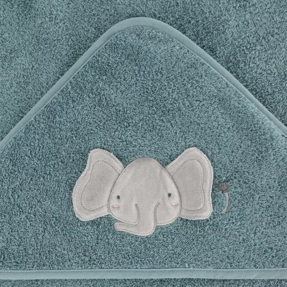 Niemowlęce okrycie kąpielowe Baby 59 Słonik Eurofirany niebieski