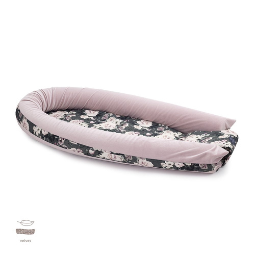 Kokon niemowlęcy Premium Night Flowers - Makaszka
