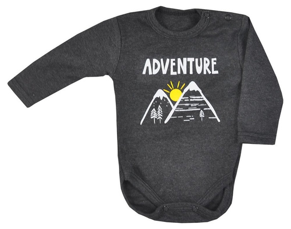 Body z długim rękawem z nadrukiem Mountains Koala - niebieski