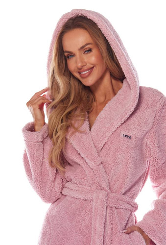 Szlafrok Damski pluszowy 2204 Brandi L&L - baletowy