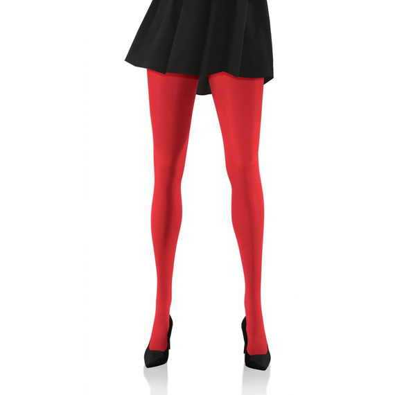 Hiver Rajstopy kryjące 40den Sesto Senso- czerwony