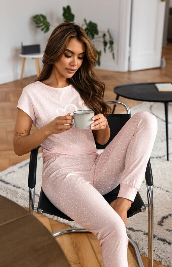 Piżama damska Only Love Sensis - różowy jasny