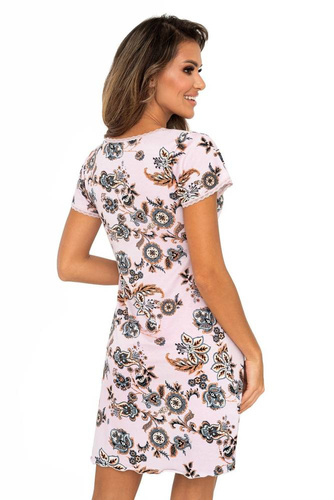 Кoszulka nocna Aisha Donna -kwiaty