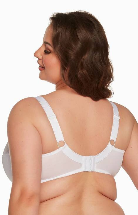 Biustonosz półusztywniany BSM 1058 Sonia Maxi Gaia biały