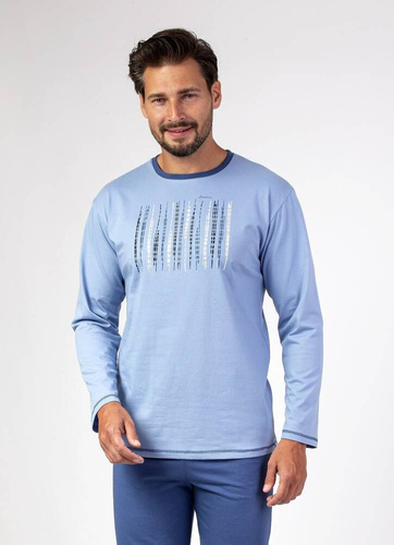 Piżama męska 472 Regina niebieski