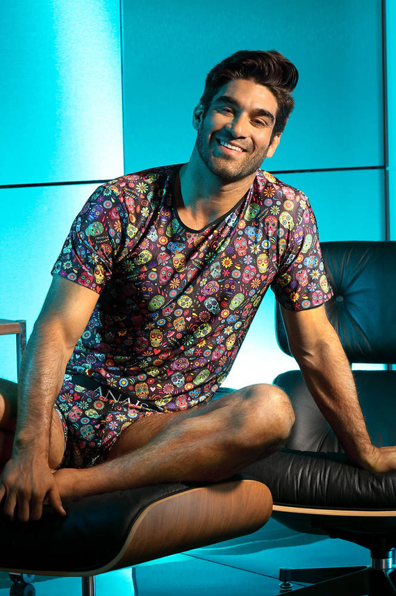 Bokserki męskie Mexico Anais - czarny