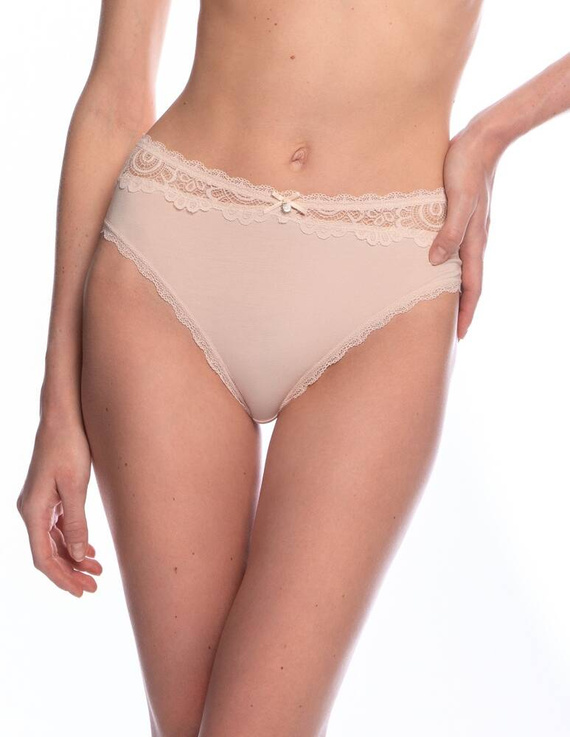 Figi Damskie L-MOD1563 BI A'2 Lama-czarny beżowy