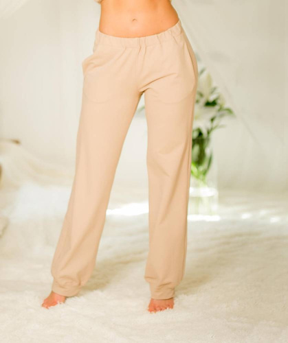 Spodnie dresowe Santiago Kalimo - beżowy