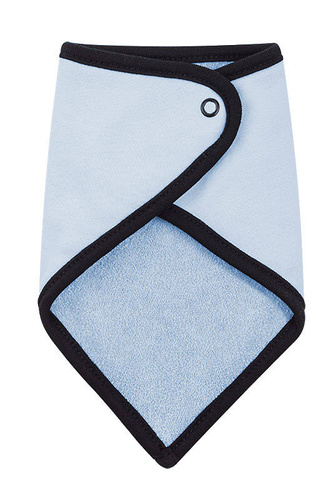 "Zebra" Apaszka chustka niemowlęca Terjan - niebieski