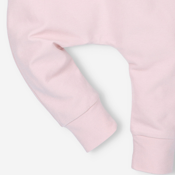 Spodnie dresowe z bawełny organicznej Jelonki Nini różowy