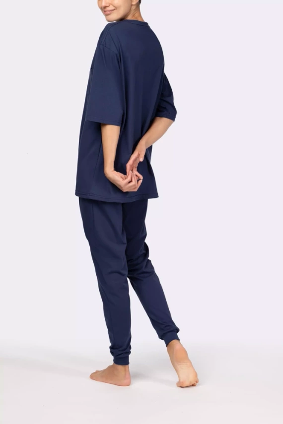 Piżama damska Homie shortsleeve Mona navy