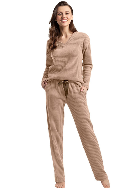 Piżama Damska 629 Luna - beżowy