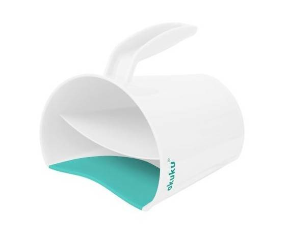 Kubek do spłukiwania włosów ALA0430 Akuku biały