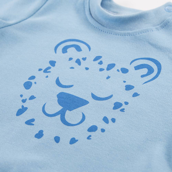 Bluzka z nadrukiem Nature Ewa Klucze- niebieski