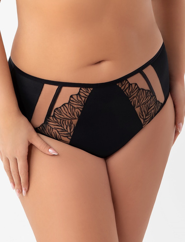 Figi Gorsenia Vida K965 – Wysoki Stan, Pełne Krycie, Komfortowa Mikrofibra, Elegancki Haft