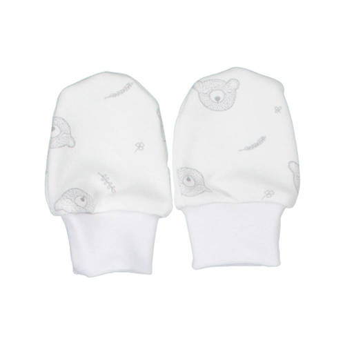 Niedrapki rękawiczki Miś Martex szary