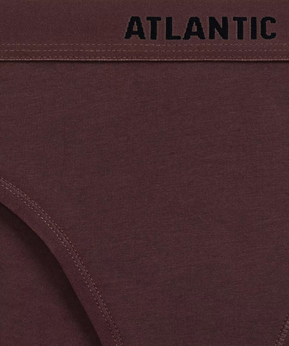 Figi damskie Atlantic Classic 3CLP-004 wino-różowy-beżowy–– 3 szt. bawełniane