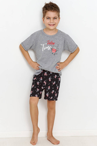 Piżama dla chłopca 2897/2898/2899 Relax Taro - szara