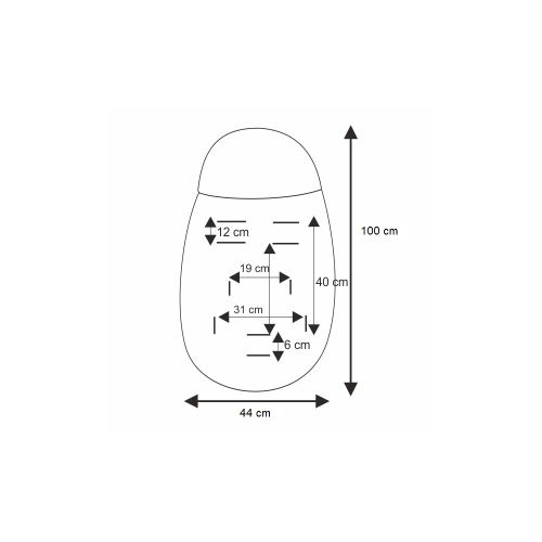 Śpiworek do wózka 3 w 1 Eevi - czarny