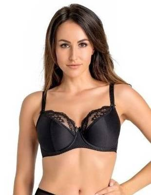 Biustonosz semi-soft Estel Teyli - czarny