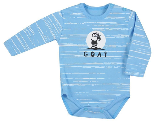 Body z długim rękawem z nadrukiem Mountains Koala - niebieski 