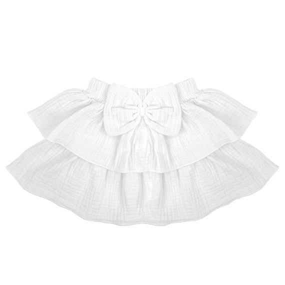 207091 Spódniczka muślinowa Nicol biała