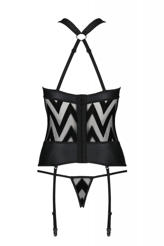 Gorset damski Hima Corset Passion czarny