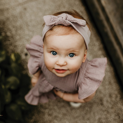 Opaska z kokardką Botanic Eevi - wrzos