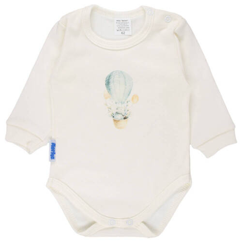 Body z długim rękawem Wycieczka balonem Martex ecru