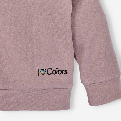 Bluza dresowa I love Colors - beżowy