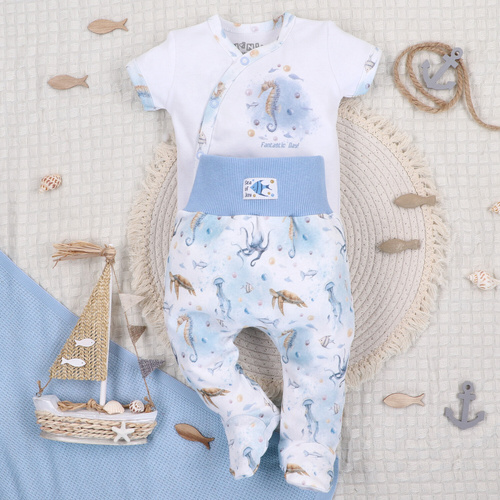 Nini Półśpiochy Sea Of Joy – organiczna bawełna, dla niemowląt