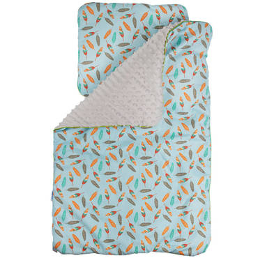 Komplet do wózka Piórka Martex zielony