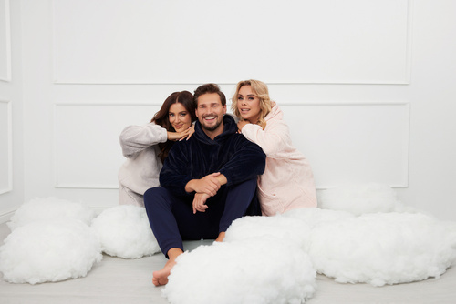 Kocobluza damska z kieszeniami Runa Italian Fashion - różowy 