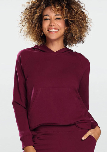 Bluza dresowa Seattle  Dkaren - bordowy