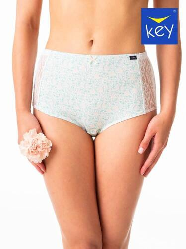 Figi damskie LPF 616  2-pak Key brzoskwiniowy biały