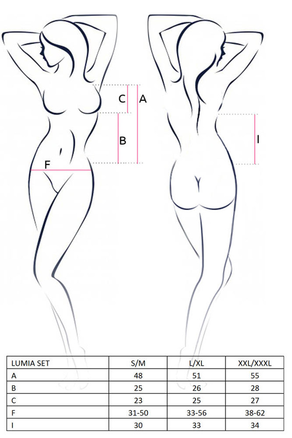 Komplet Lumia Set Passion czarny