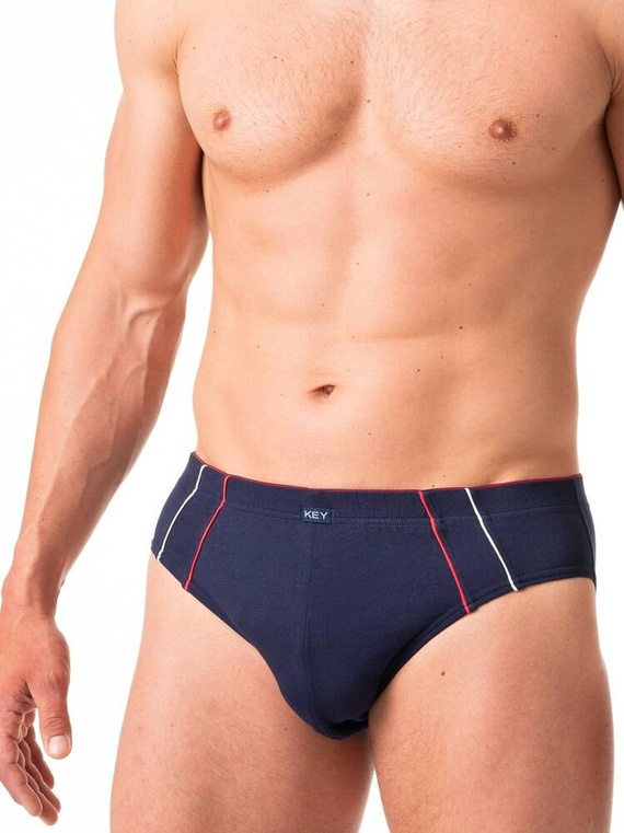 Slipy męskie MPP 174 2-pak Key granatowy czerwony