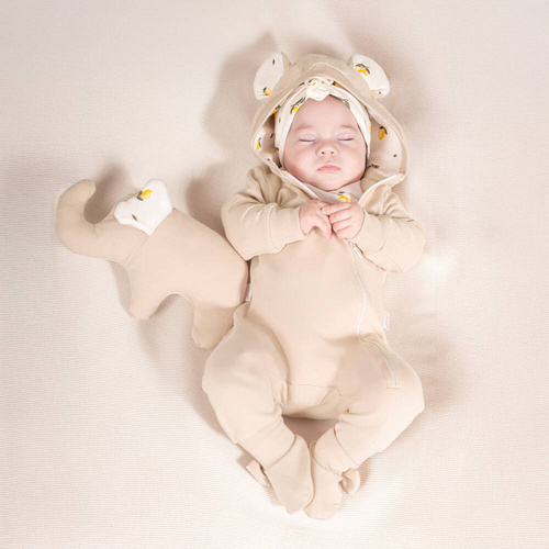 Pajacyk dresowy z podszewką 212271 Tola Nicol