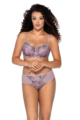 Półusztywniany Biustonosz Maxi 1985 Ava- różowy