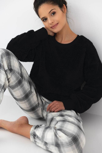 Piżama damska Meredith Sensis - czarny