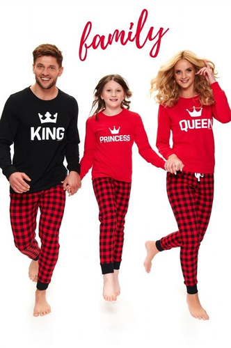 PM.9748 Piżama Damska Doctor Nap - red