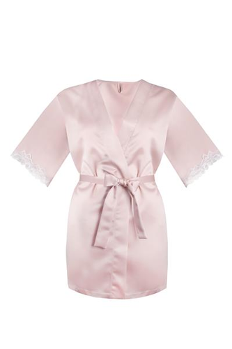 Szlafrok damski Kiri Unikat różowy