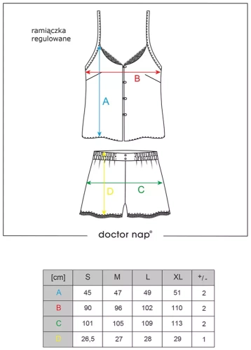 Piżama Damska 5100 Doctor Nap - milk
