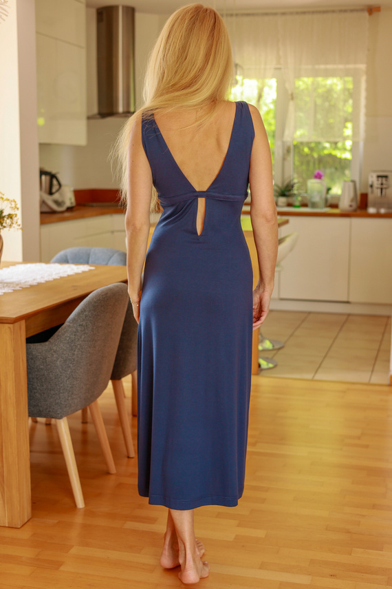Senai Mirale – Długa sukienka z wiskozy z dekoltem V | Na lato, na plażę, do miasta