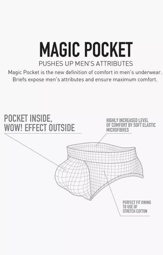 Slipy męskie BMP-1581 Atlantic- czarny